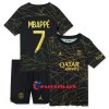 Virallinen Fanipaita + Shortsit Paris Saint-Germain Mbappé 7 Neljäs Pelipaita 2022-23 - Lasten